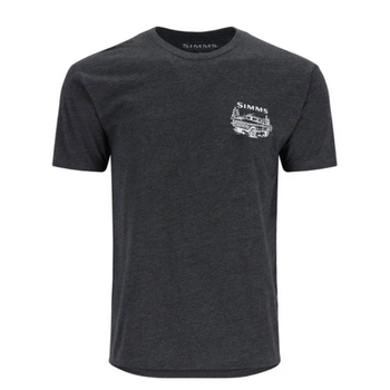 Simms Fish It Well Truck T-Shirt Charcoal Heather M