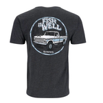 Simms Fish It Well Truck T-Shirt Charcoal Heather M