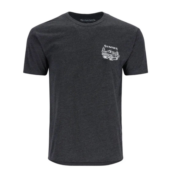 Simms Fish It Well Truck T-Shirt Charcoal Heather M