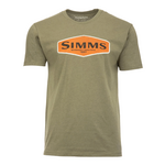 Simms Logo Frame T-Shirt Military Heather M