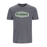 Simms Logo Frame T-Shirt Charcoal Heather M