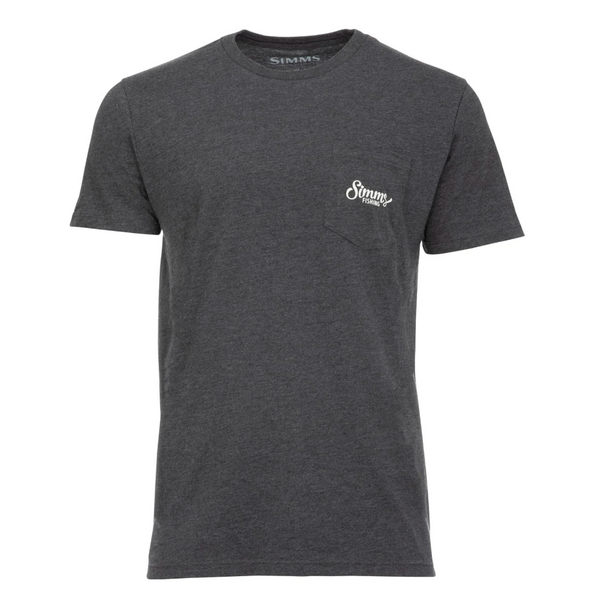Simms  Two Tone Pocket Tee Charcoal Heather M