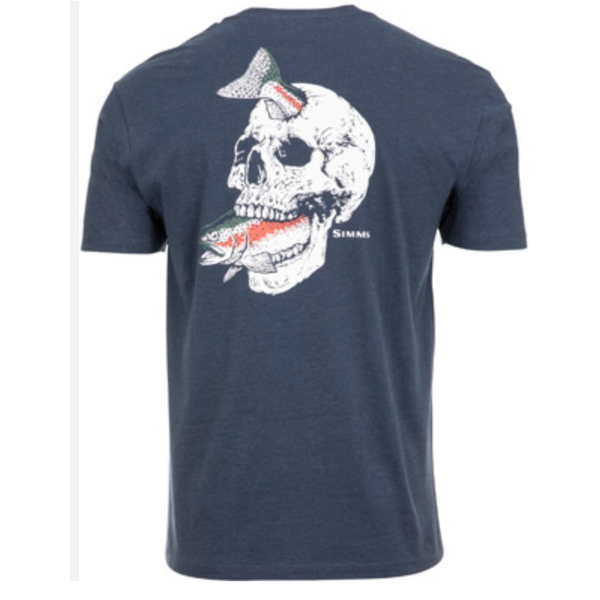 Simms Trout On My Mind T-Shirt Navy Heather M