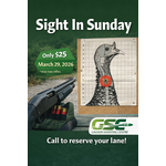 Sight-In Sunday - March 29, 2026