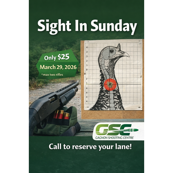 Sight-In Sunday - March 29, 2026