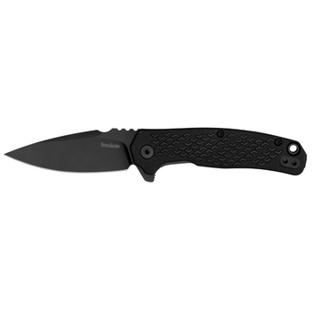 Kershaw 1407 Conduit Assisted Flipper Knife 2.9" Black Oxide Spear Point Blade