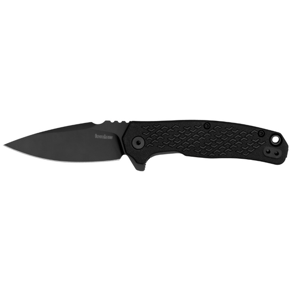 Kershaw 1407 Conduit Assisted Flipper Knife 2.9" Black Oxide Spear Point Blade