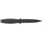 Kershaw 4007 Secret Agent Boot Knife 4.4" Black Blade, Black GFN Handles, Molded Sheath