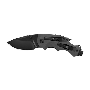 Kershaw 8720 Shuffle II DIY Multi-Function Folding Knife 2.4" Black Drop Point Blade, GFN Handles, Liner Lock