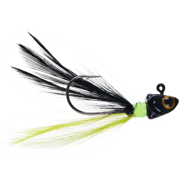 6th Sense Pluck Hair Jigs 1/8oz 3-pk