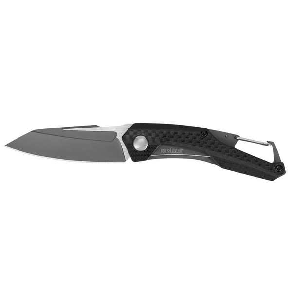 Kershaw Reverb Drop Point Steel Knife with PVD Coating - 6-1/10" Overall Length
