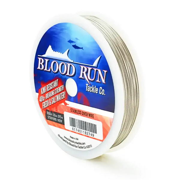 Blood Run Dipsy Diver Stainless Fishing Wire 30lb