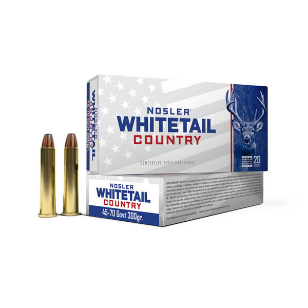 Nosler Whitetail Country 45-70 300gr Ammunition