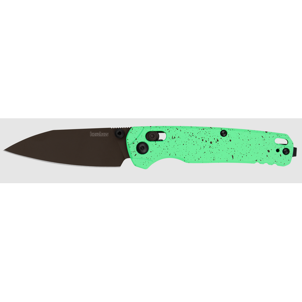 Kershaw Bel AirMint Chocolate Chip Knife Mint & Brown Handle CPM MagnaCut Reverse Tanto Blade Model 6105MINT