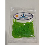 North Shore Tackle Trout Worm's 2" Neon Green