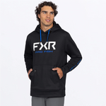 FXR Men's Pro Fish Tech PO Hoodie Black/Cobalt
