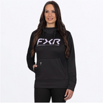 FXR Women's Hydrogen Tech PO Hoodie Black/Lavender