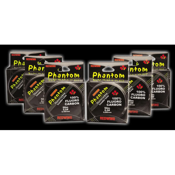 Red Wing Tackle Phantom Fluorocarbon Leader Line