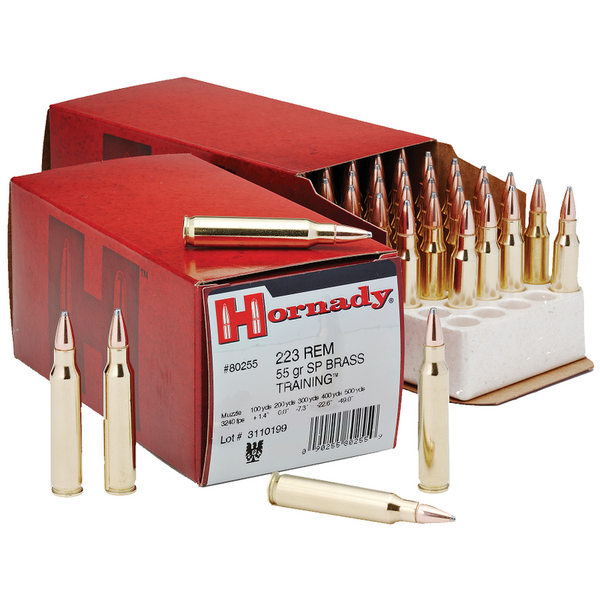 Hornady Hornady Custom Rifle Ammo 223 REM, SP, 55 Grains, 3240 fps Bxo of 50