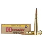 Hornady Custom Ammunition 303 British 150 Grain InterLock Spire Point Box of 20