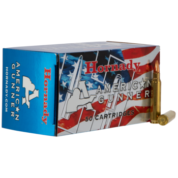 Hornady American Gunner Bulk Rifle Ammuntiton .223 Rem 55 gr HP 50/ct