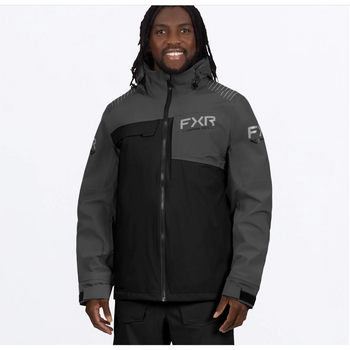 FXR Men's Vapor Pro Tri-Laminate Jacket Asphalt/Black