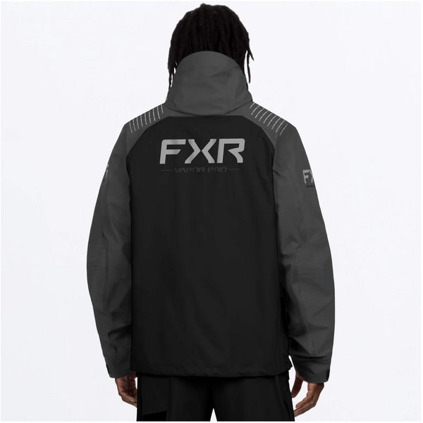 FXR Men's Vapor Pro Tri-Laminate Jacket Asphalt/Black