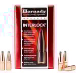 Hornady Interlock Bullet .30 cal. .308" dia. 180 Grain Soft Point  Box  of 100