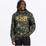 FXR Men's Pro Fish Tech PO Hoodie Army Drift Camo Gold