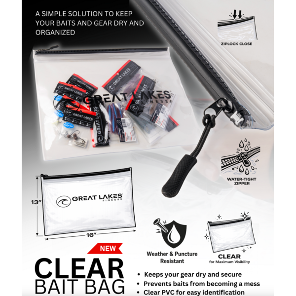 Great Lakes Finesse Clear Bait Bag