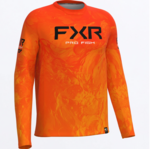 FXR Men'sDerby Undertow Air UPF Longsleeve Orange