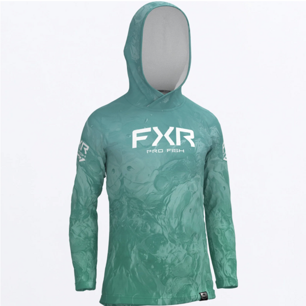 FXR Youth Derby Undertow Air UPF PO Hoodie Florida Key/Offshore
