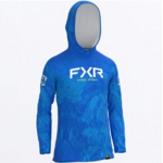 FXR FXR Youth Derby Undertow Air UPF PO Hoodie Cobalt Undertow