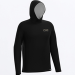 FXR  Men's Attack UPF PO Hoodie Black/Stone