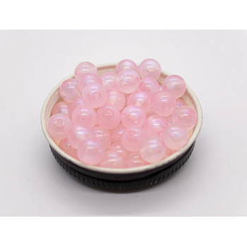 Bounty Tackle Acrylic Bead 8mm Prism Pink