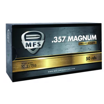 MFS 357 MAGNUM FMJ FP 158 gr cartridges - Box of 50