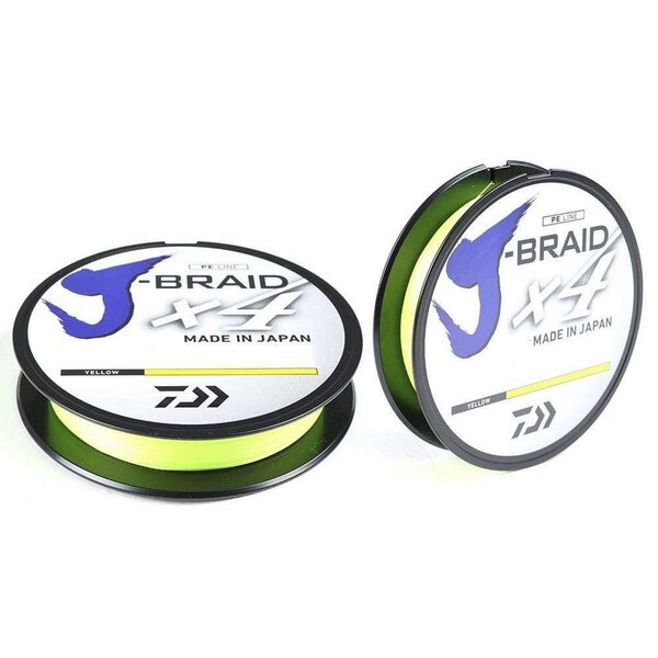 Daiwa J-Braid X4 10lb Yellow 150yd