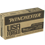 Winchester USA Forged Handgun Ammunition 9mm Luger 115 gr FMJ 1190 fps 50/ct