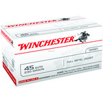 Winchester  USA 45 ACP 230 Gr FMJ 100 rnd Bulk Pack