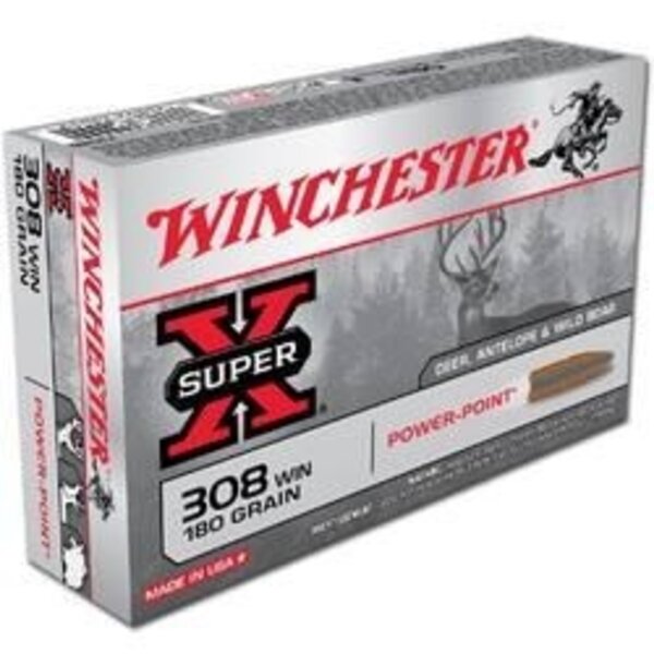 Winchester Super-X 308 Win 180 Gr Power Point Ammunition