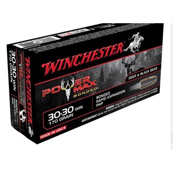 Winchester 30-30 170 gr. Power Max Bonded Ammunition