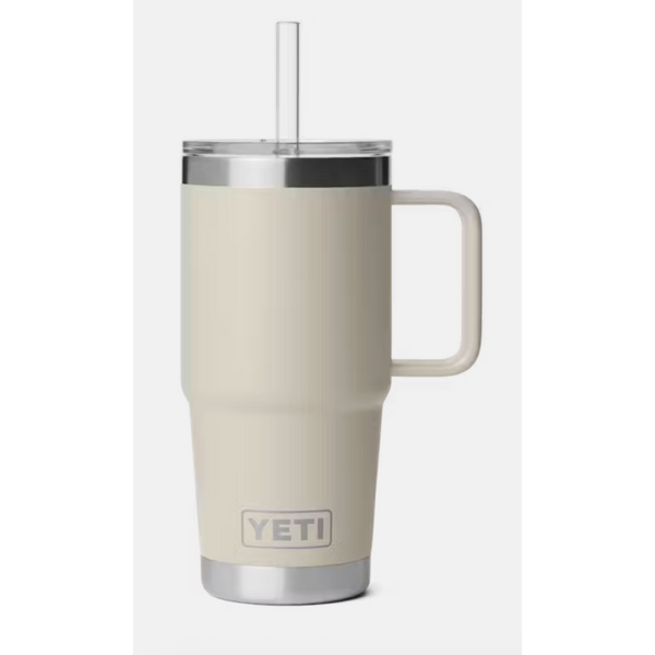 Yeti Rambler 739mL Straw Mug w/Straw Lid.