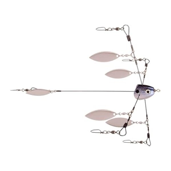 Strike King Tour Grade Titanium Rig Willow Blade. Blue Gizzard