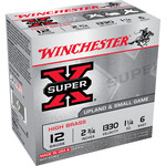 Winchester Winchester Super-X Ammo 12ga 2-3/4" 1-1/4oz 1330fps #6 Lead Shot 25 Rounds