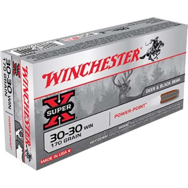 Winchester Winchetser Super-X 30-30 Win 170Gr Power Point Ammunition