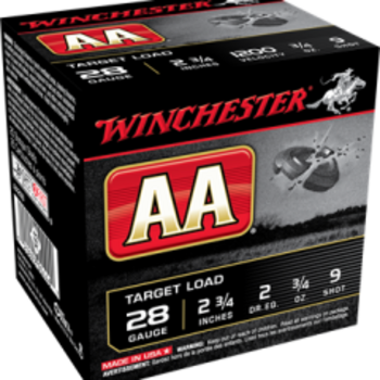 Winchester AA Target Load 28 Ga  2 3/4 #9 Case of 250
