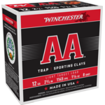 Winchester AA128 AA Light Target Load 12 Gauge 2.75" 1 1/8 oz 8 Shot 25 Bx