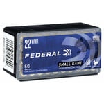Federal Game-Shok Ammo, 22 WMR 50gr 1530 fps Jacked Hollow Point 50rds