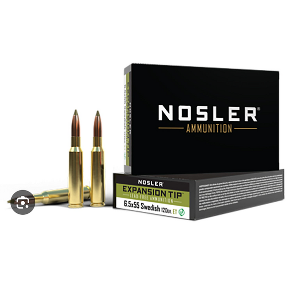 Nosler 6.5x55mm Swedish 120gr Expansion Tip SP