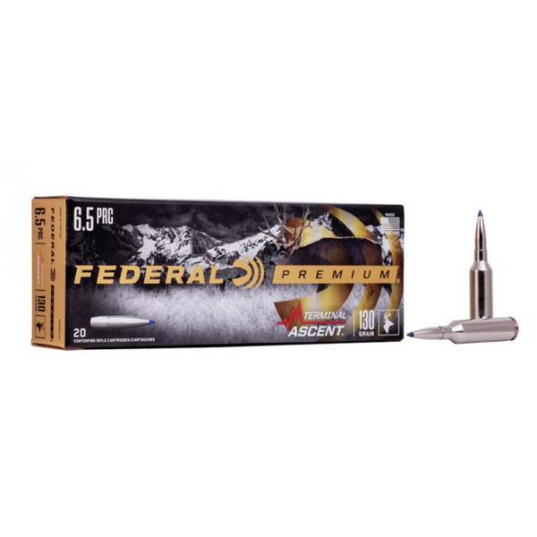 Federal 6.5 PRC 130 Gr Terminal Ascent  20ct
